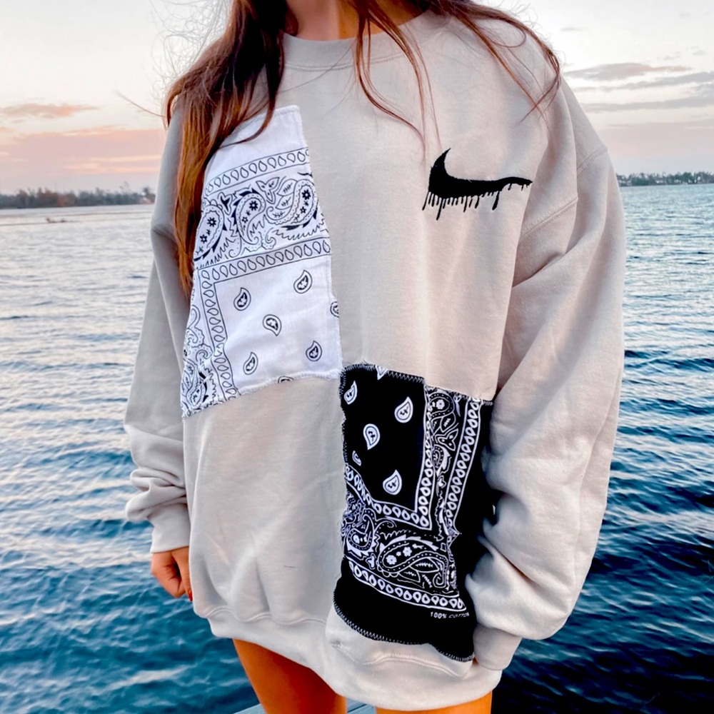 Beige Custom Trendy Hoodie